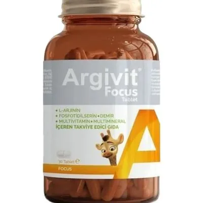 قرص فوکوس Argivit بسته ۳۰ عددی